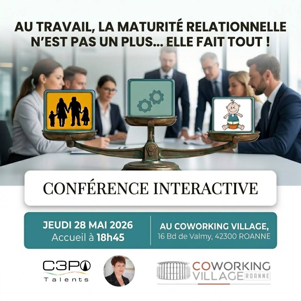 Conférence sur les relations au travail à Roanne : venez découvrir comment vous communiquez vraiment !