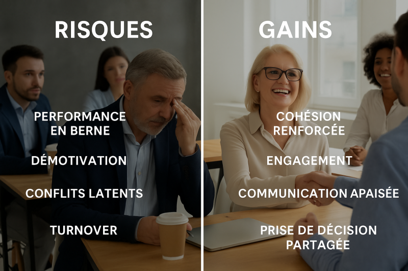 Accompagner le changement avec un coaching d'équipe à Lyon, Roanne, près de Vichy